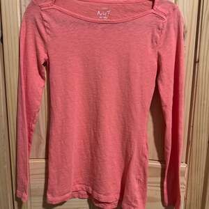 J.Crew Pink/Coral  Long Sleeve Painter Cotton Artist Tee
